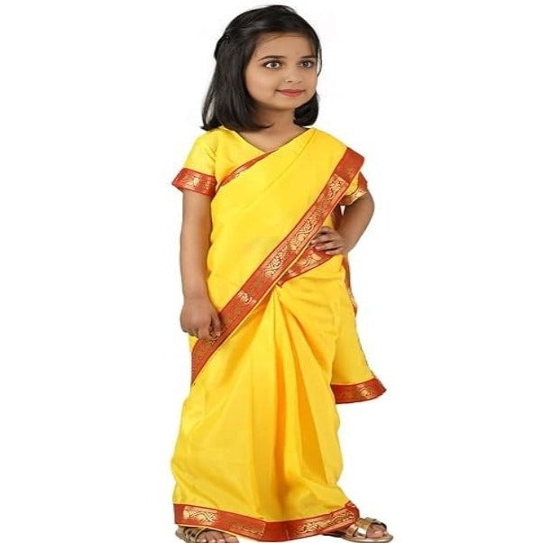 Yellow Teacher Saree