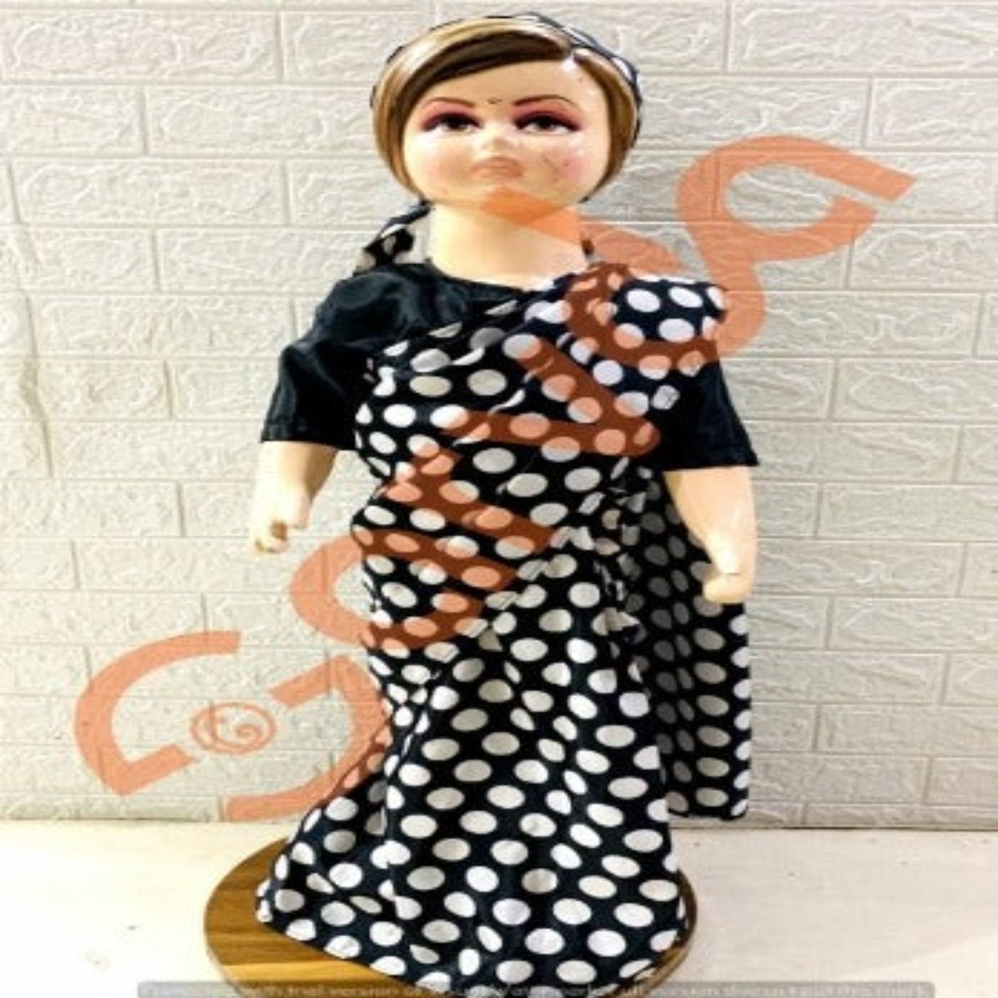 Polka Dot Saree Kids Costume