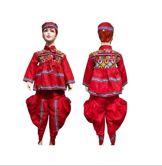 Kediya Boy Costume - Red