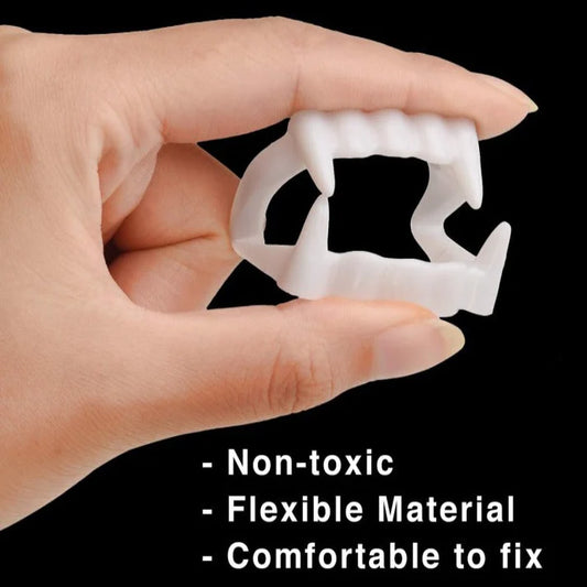 Halloween Teeth - Flexible Plastic - Pack of 12 pcs