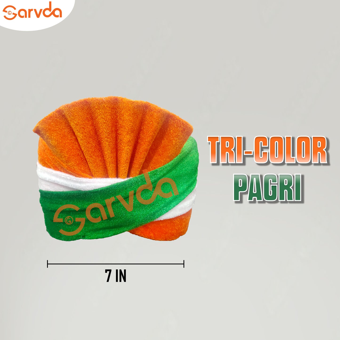 Tiranga Safa/ Pagri - (Heavy shipping rate may be increase)